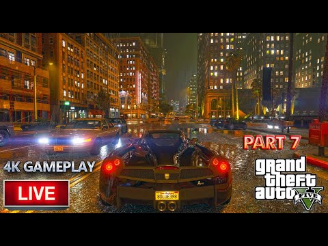 🔴GTA 5  Story Mode Part 7  Gameplay | 4k Ultra Realistic Graphics | Natural Vision Remastered gaming