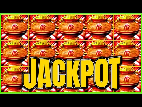 OMG JACKPOT! Most INTENSE 4 Scatter RETRIGGERS! Dragon Link Happy & Prosperous Slot
