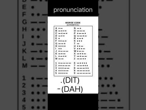 learning MORSE CODE