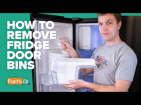 How to remove Samsung refrigerator door bin (upper left) part # DA97-12651A