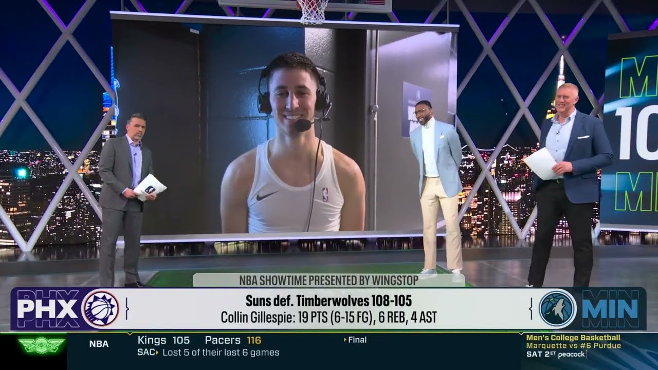 Collin Gillespie Postgame Interview with Peacock/NBA on NBC | Phoenix Suns | 12-8-25