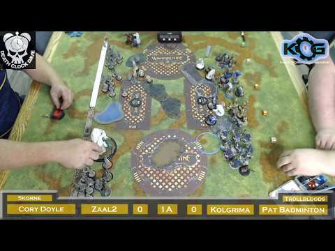 Warmachine & Hordes Battle Report Recap - Kolgrima (Trollbloods) vs Zaal2 (Skorne)