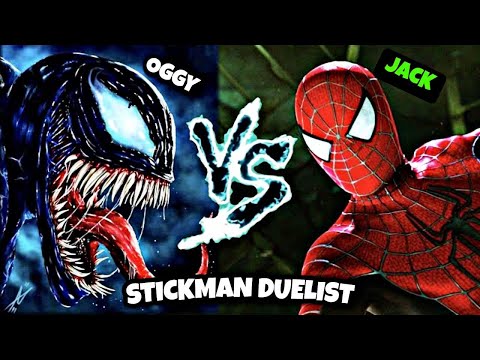 😂VENOM OGGY VS SPIDERMAN JACK FIGHT IN STICKMAN CLASH! (Stickman Funny Moments)