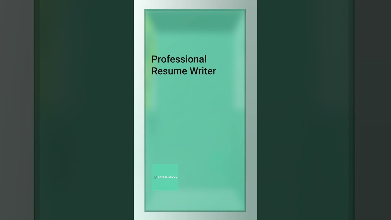 What do I know about resume writing?