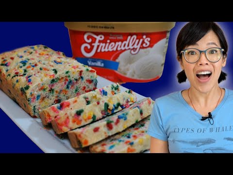 🍦2-ingredient ICE CREAM BREAD Recipe Test ✨