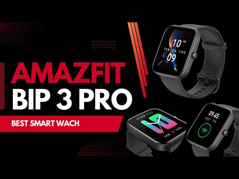 Amazfit BIP 3 Pro Smart Watch Full Review 2022, How to Setup/Pair to Phone , with a BIG display!