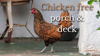 10 Effective Ways To Keep Chickens Off Your Porch or Deck