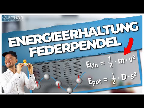 Conservation of Energy Spring Pendulum || Physics for Medical Students || Physics Basics