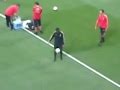 Ronaldinho humiliates his teammate during warm up