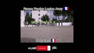 France Foreign Legion Army 🇨🇵Beep Test