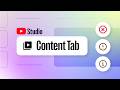 The Content Tab In YouTube Studio