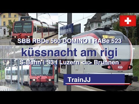 Swiss Trains | SBB CFF FFS RBDe 560 domino & SBB RABe 523 | S3 Luzern | Bahnhof Küssnacht am Rigi