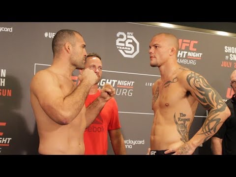 UFC Hamburg Weigh-In Staredowns - MMA Fighting