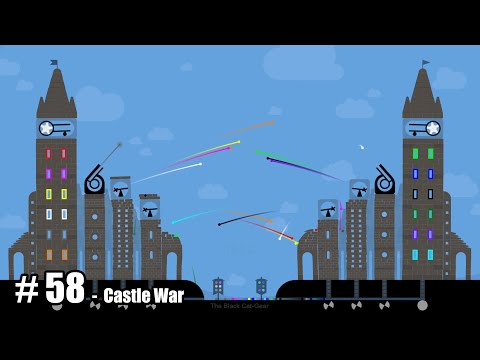Castles War (destruction) - Algodoo Marble Race