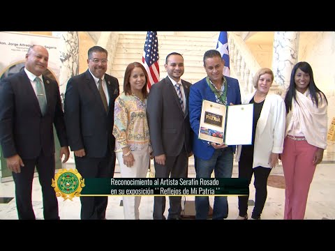 Rep. Jorge Alfredo Rivera Segarra reconoce al artista Serafin Rosado - Agosto 23 2022