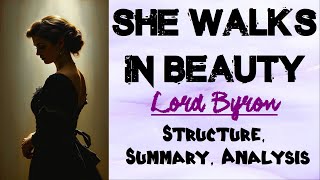 Download lagu She Walks in Beauty by Lord Byron | Structure, Summary, Analysis mp3