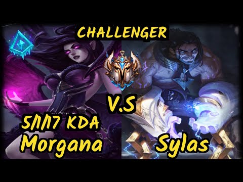 SKT T1 Faker (MORGANA) vs SYLAS - 5/1/17 KDA MID CHALLENGER GAMEPLAY - KR