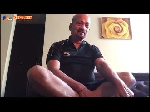 Happy patient after Partial Knee Replacement Surgery by dr Subhash Jangid