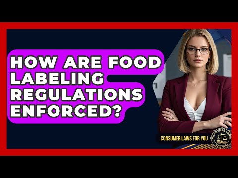 How Are Food Labeling Regulations Enforced? - Consumer Laws For You