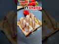 THE ULTIMATE NUTELLA HACK 5 Mins Nutella Toast Pies Shorts Shortsfeed Trending