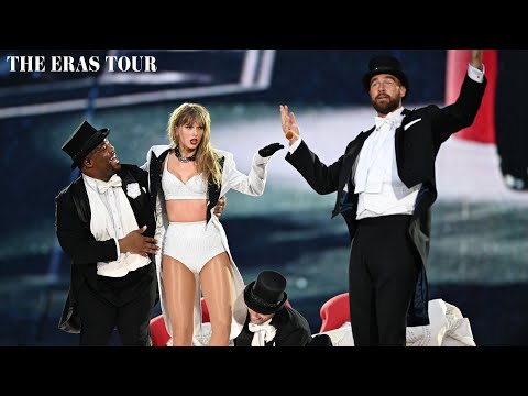 Travis Kelce's appearance on The Eras Tour during 'I Can Do It With A Broken Heart' in London