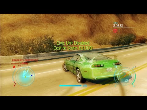 NFS Undercover Walkthrough(w/Relentless Cops Mod) - Part 10 - Close Escape
