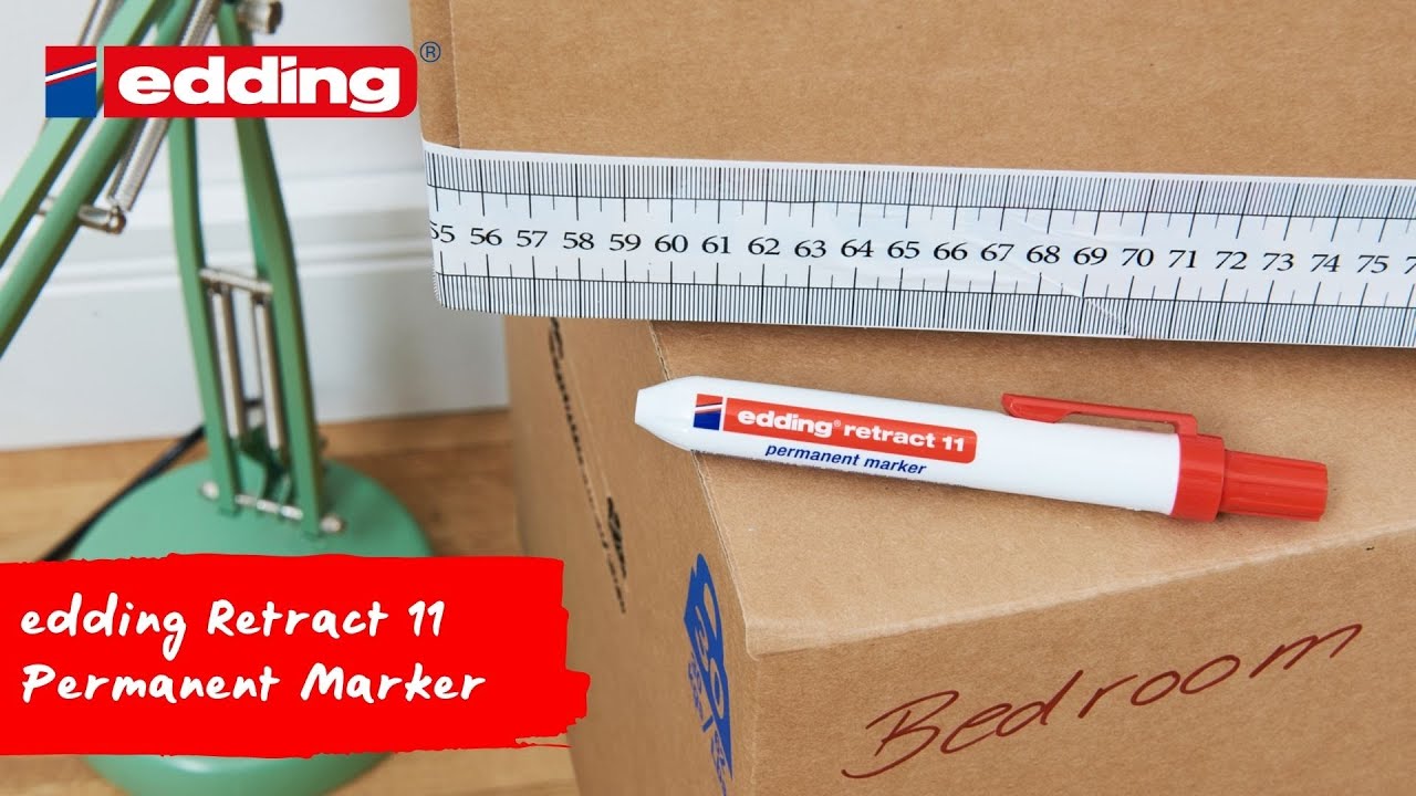 edding Permanent-Marker retract 11, Schwarz edding Permanent-Marker retract 11, Schwarz