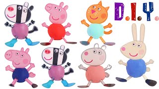 How to Make Peppa Pig & Friends Clay Pals - Simple Dough Craft