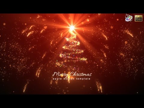 Apple Motion Template: Christmas Logo