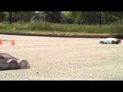 RC-CARS 1:5 DRIFT / CRASH FG AUDI vs. FG MERCEDES vs. CARSON MUSTANG