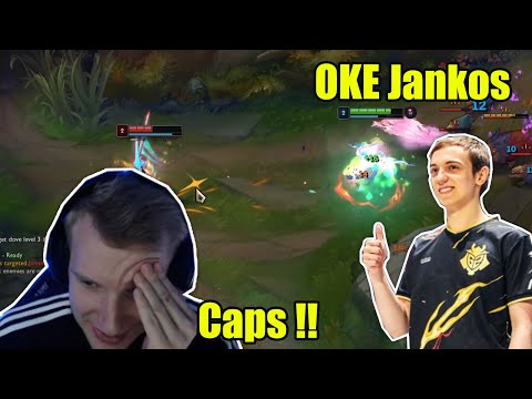 Caps uses Gwen to go into the jungle to find Jankos and the end | G2 Jankos Agurin stream