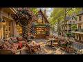 QUIET SPRINGTIME STREET &AMP; JAZZ BACKGROUND MUSIC 🌿 COZY C ..