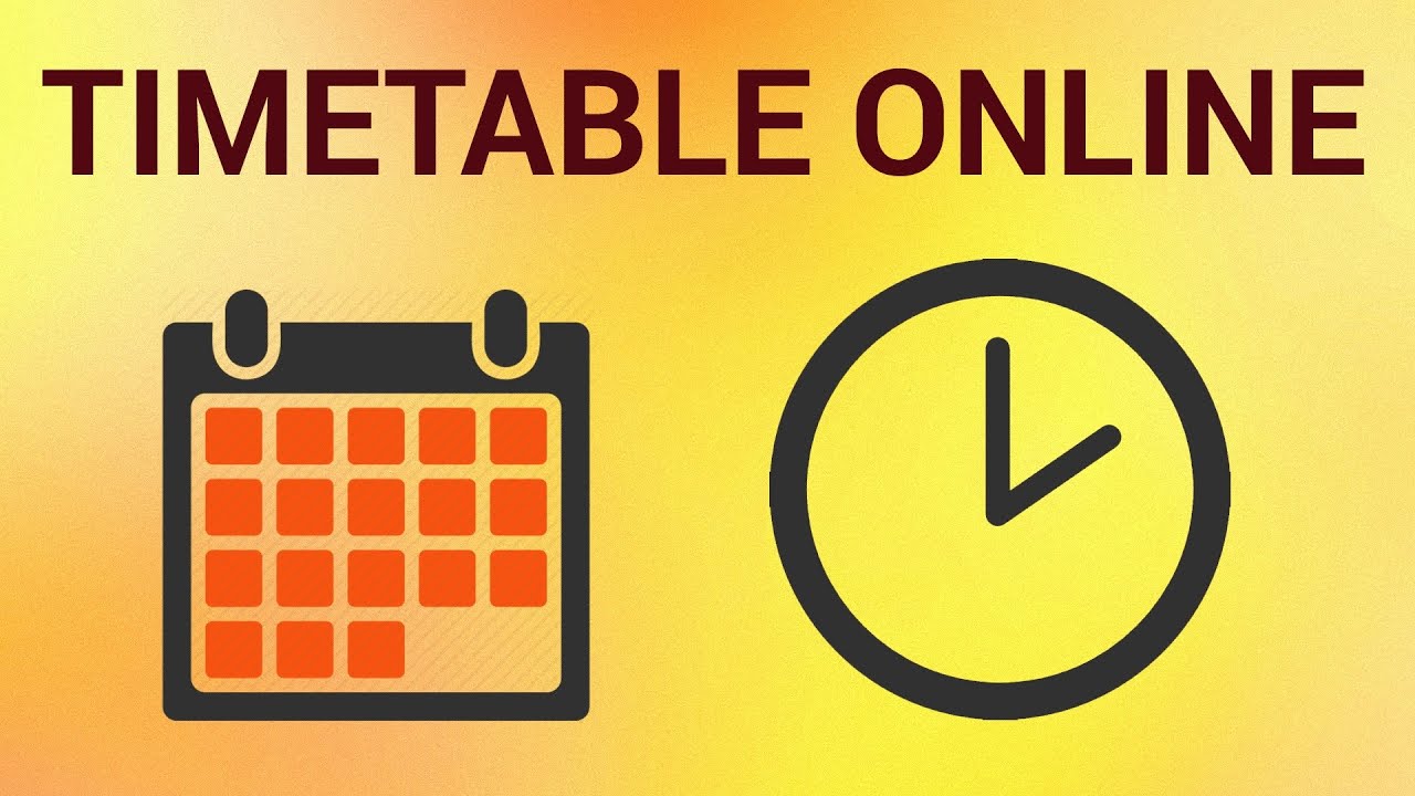 How to Make a Schedule and Timetable Online