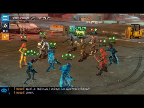 Marvel Strike Force: Phoenix/Shield War Attack