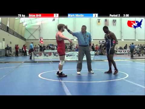 Brian Brill vs. Mark Martin at 2013 ASICS University Nationals - FS