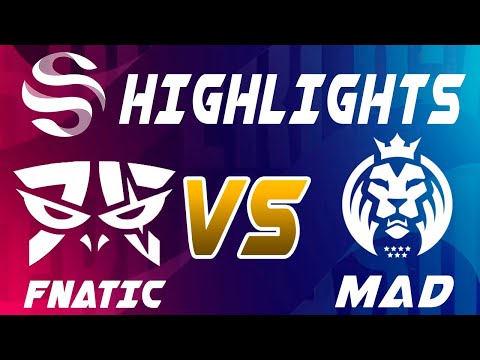 Fnatic vs MAD Lions Highlights - LEAGUE OF LEGENDS - SUPERLIGA - JORNADA 6