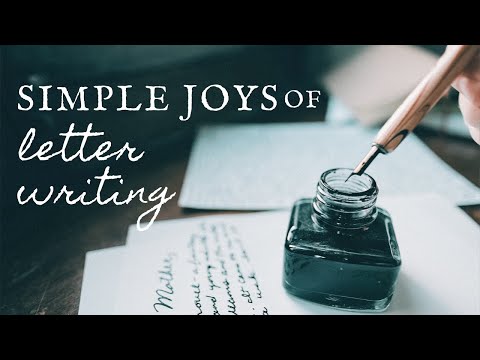 Simple Joys of Letter Writing - Inspiration for Simple Living - Slow Living Routine