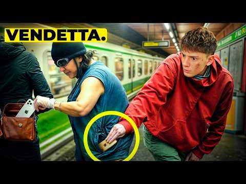 Borseggiatrice mi RUBA il telefono, io mi VENDICO