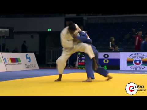 Juji gatame by Rafaela SILVA (BRA) vs CIBIR Derya (TUR) - 柔道 Judo Grand Prix Dusseldorf 2015