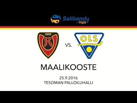 Miehet Liiga: Koovee-OLS, 25.9.2016, Maalikooste