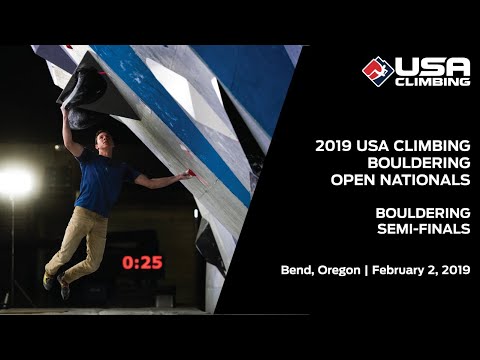 2019 USA Climbing: Bouldering Open National Championships | Semi-Finals