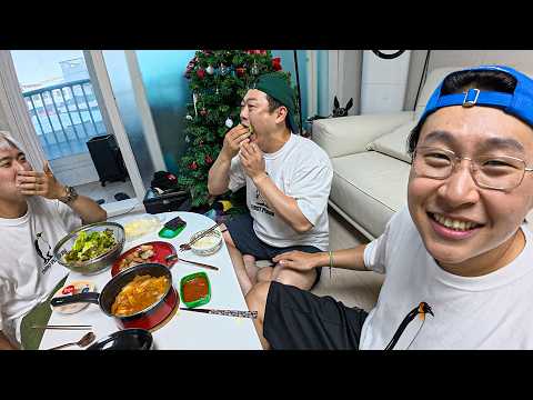새벽 4시 삼겹살로 선민이네 집 급습 브이로그