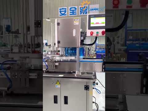 Thumbnail for #Automatic servo #oil plastic can #seamer #machine, #auto easy open #lid #sealer, #PET #can #closer by Robot