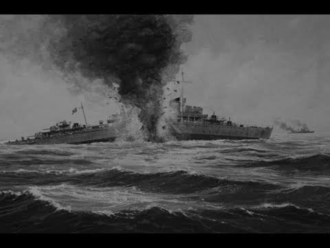 World War II. The Battle of the Barents Sea 1942. The Kriegsmarine's Disgrace