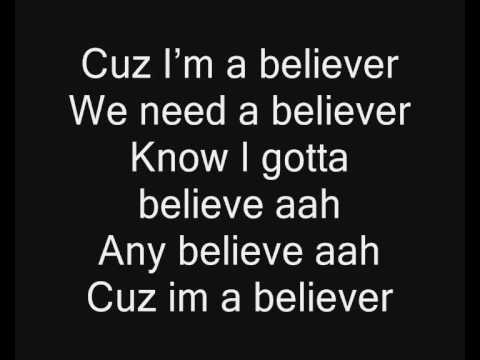 Timbaland I'm a believer Lyrics HQ