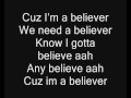 Timbaland I'm a believer Lyrics HQ 