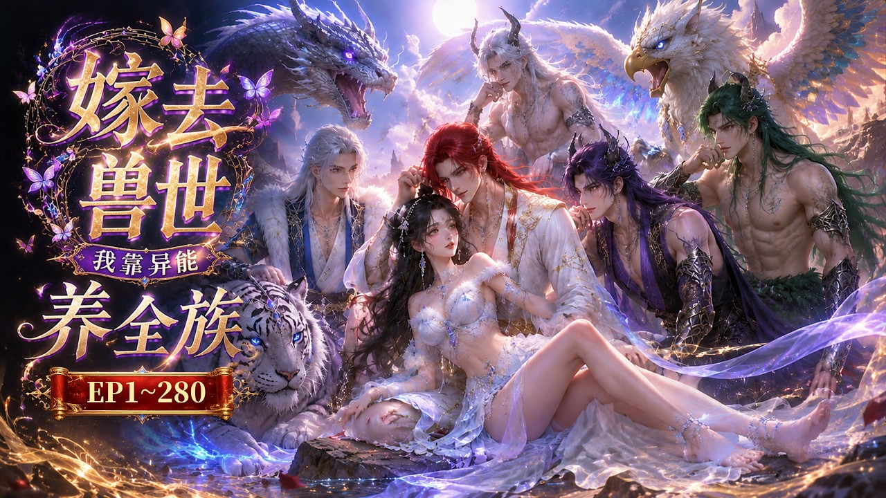 【MULTI SUB】《嫁去兽世，我靠异能养全族》第1~280集 穿越兽世之草木之灵 #漫