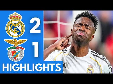 Real Madrid vs Benfica (2-1) Highlights | UEFA Champions League 2025/26