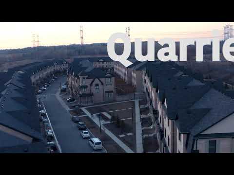 Quarrie Lane Drone footage in Ajax Ontario - no audio