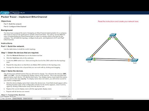 កែលំហាត់ CCNv7 SRWE | 6.4.1-packet-tracer-implement-etherchannel